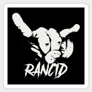 rancid horn sign Sticker